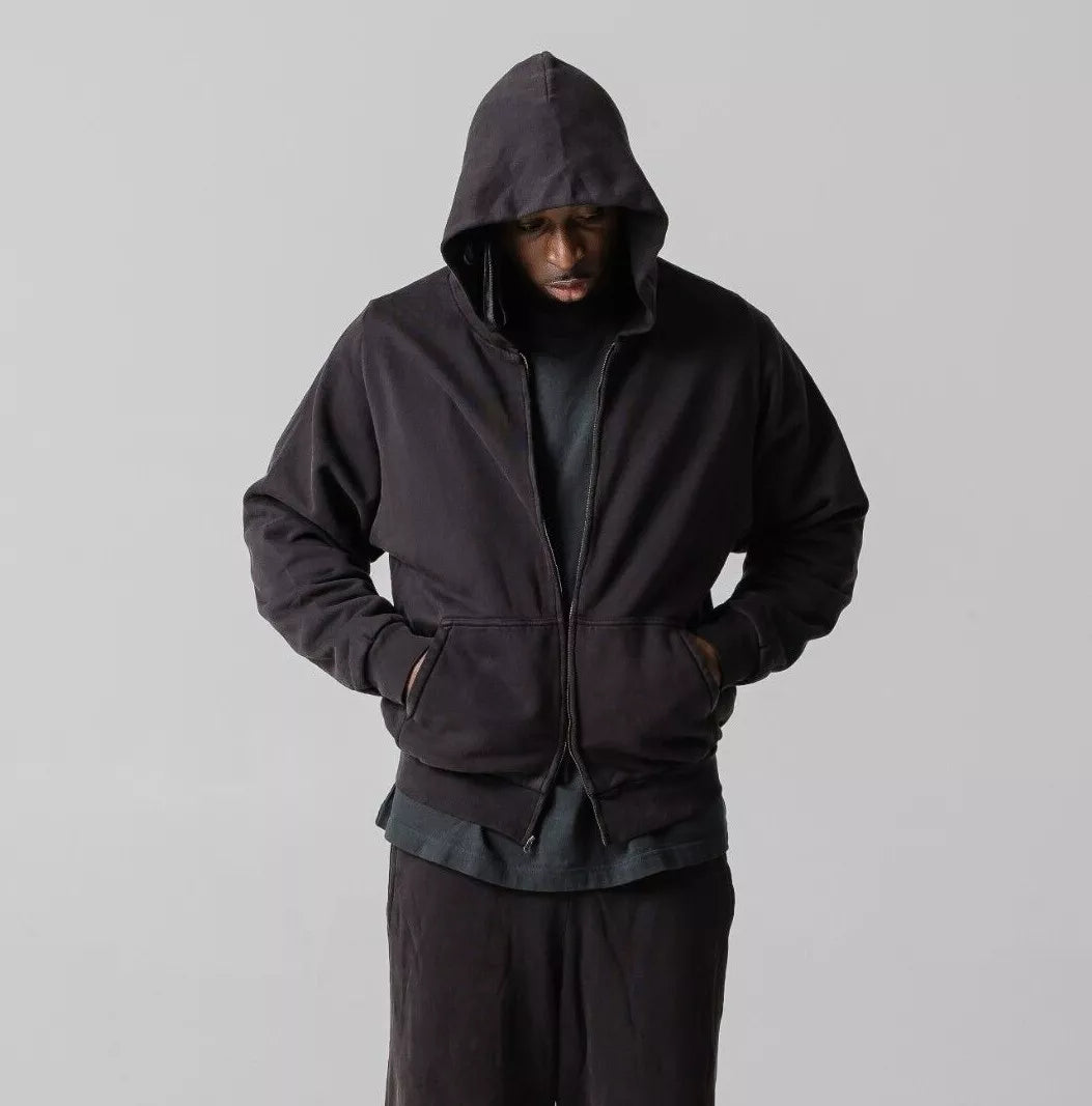 Unreleased Yeezy Gap Engineered by Balenciaga Black Zip Up Hoodie –  xChange.LA