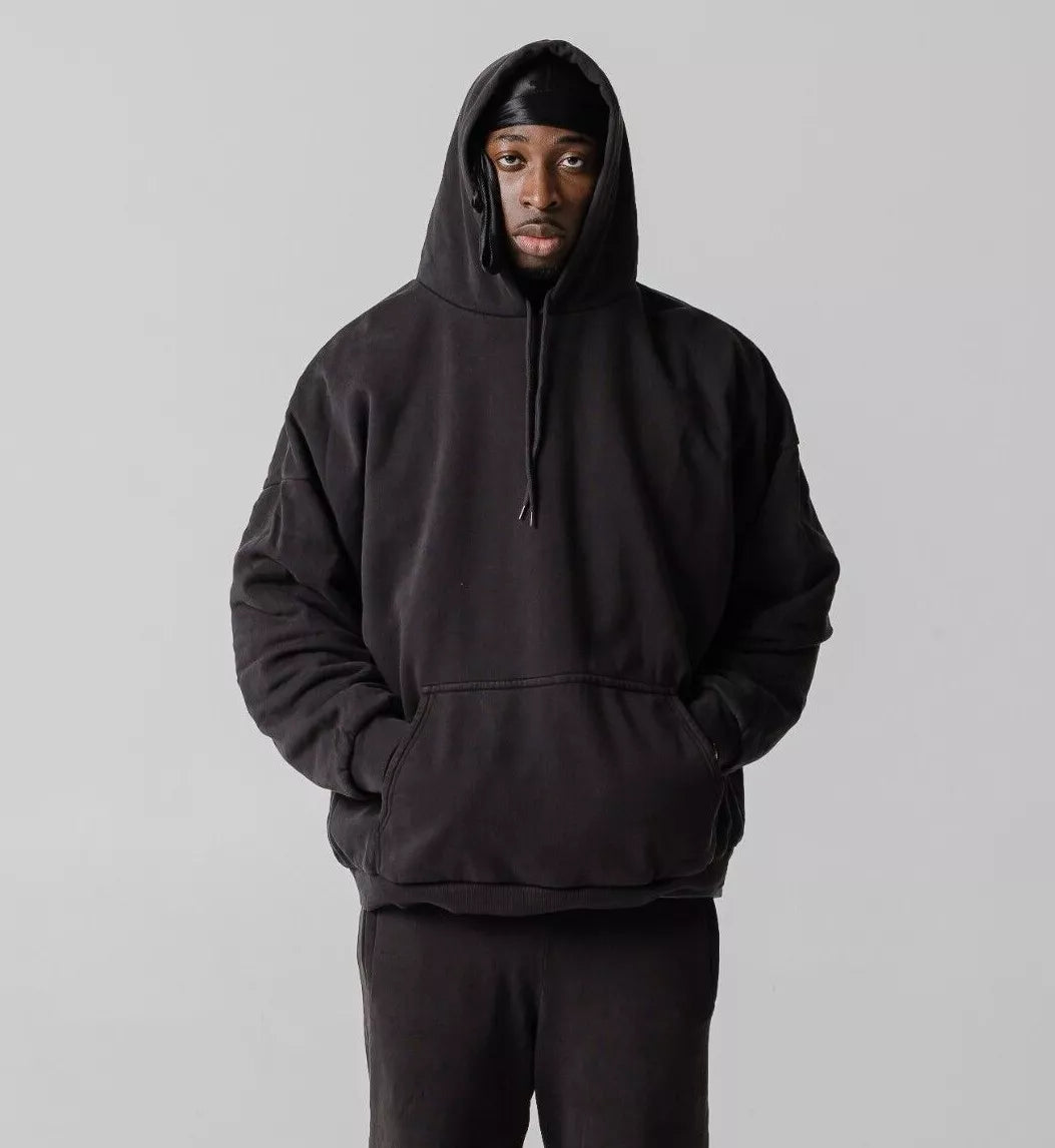 Unreleased Yeezy Gap Engineered by Balenciaga Black Hoodie – xChange.LA