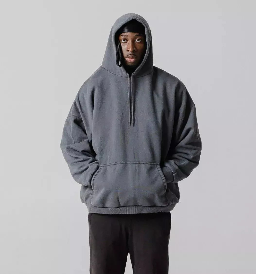 Unreleased Yeezy Gap Engineered by Balenciaga Dark Grey Hoodie xChange.LA