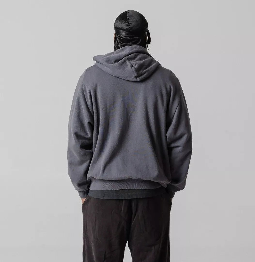 Unreleased Yeezy Gap Engineered by Balenciaga Dark Grey Zip Up Hoodie